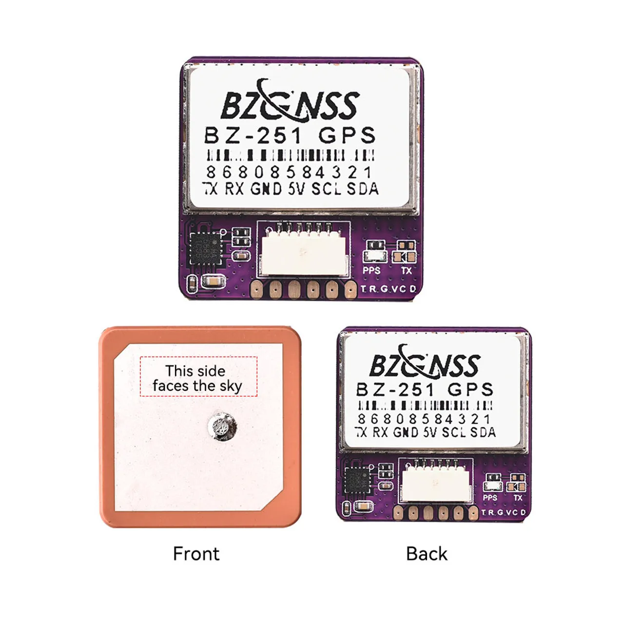 Outdoor Camping Toys - BZGNSS BZ-251 GPS(5883 나침반 내비게이터 포함)