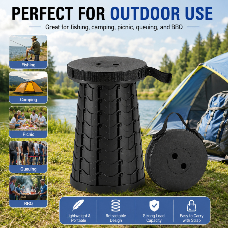 Outdoor Camping Events 2026 - 2026 휴대용 접이식 낚시 의자, 가볍고