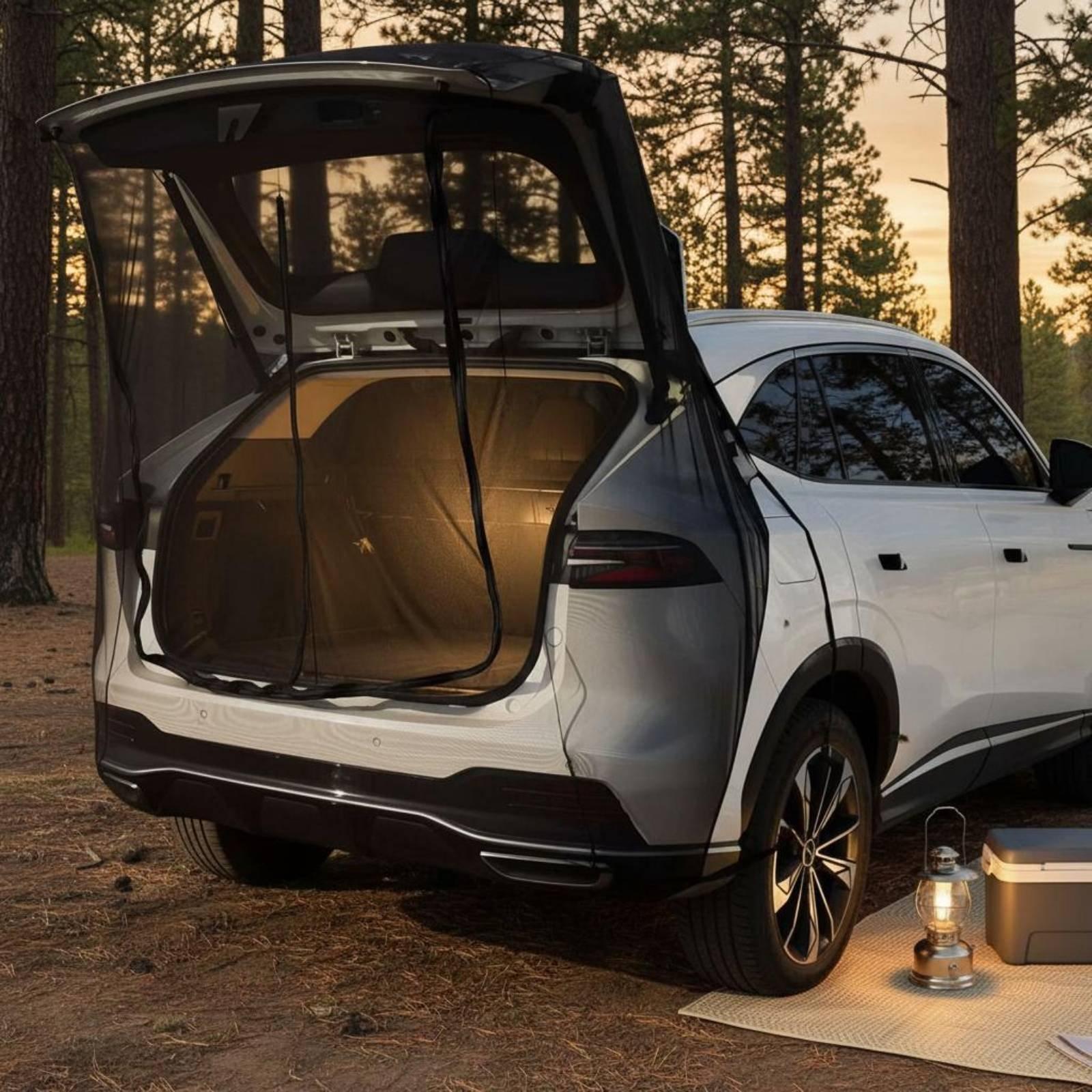 Outdoor Camping Car Tent - SUV 차량 트렁크 도킹 텐트용 뒷문