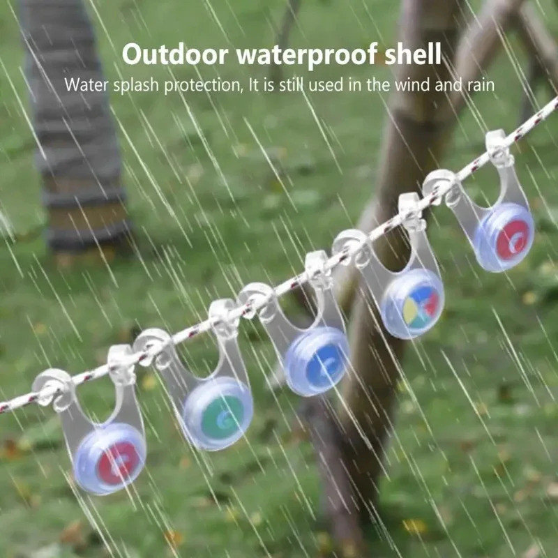 Outdoor Camping Lights String - 10개 LED 로프 스트링 조명, 가족