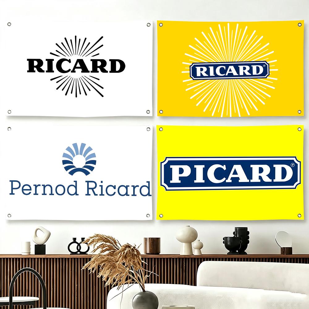 Outdoor Camping Brand - 음료 브랜드 R-RICARD 플래그 거실 홈