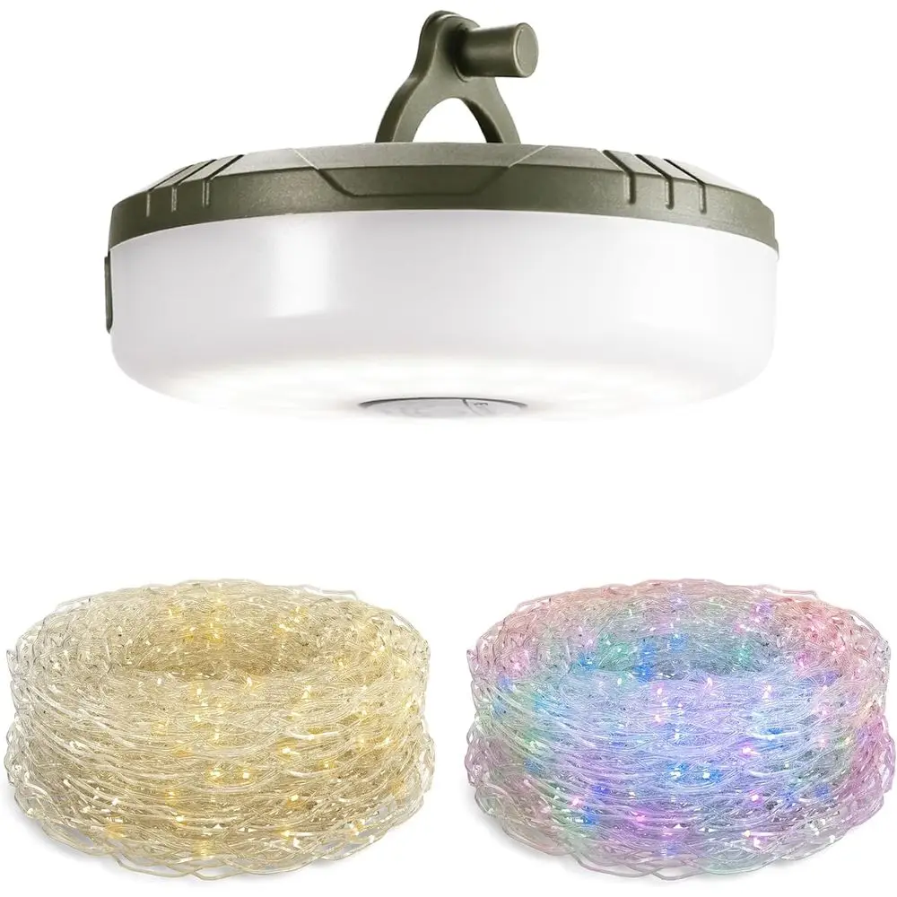 Outdoor Camping Lights String - 충전식 캠핑 스트링 조명, 텐트, 차양,