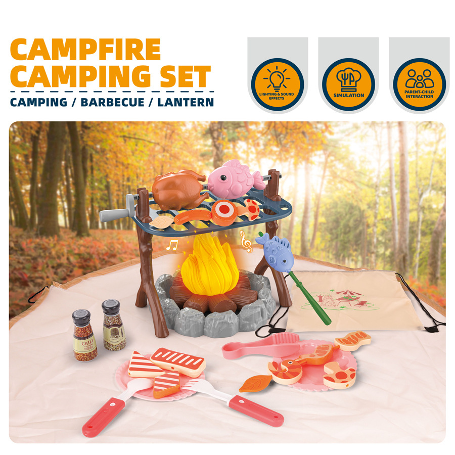 Outdoor Camping Toys - 어린이 야외 모험 도구 세트 캠프파이어와