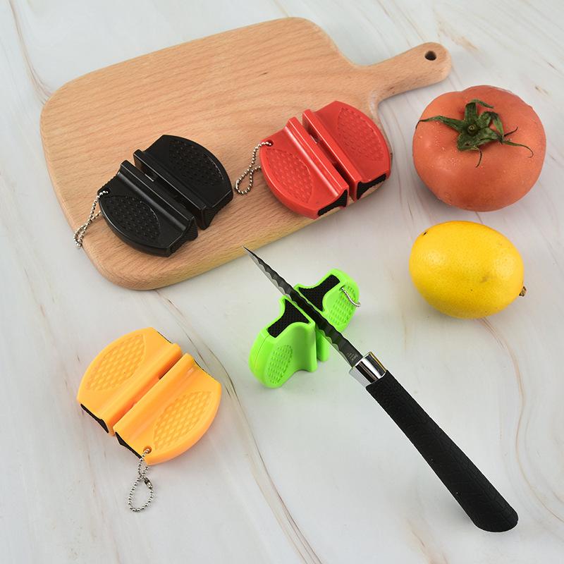 Outdoor Camping Knife - # 미니 나이프 샤프너, 거칠고 섬세한