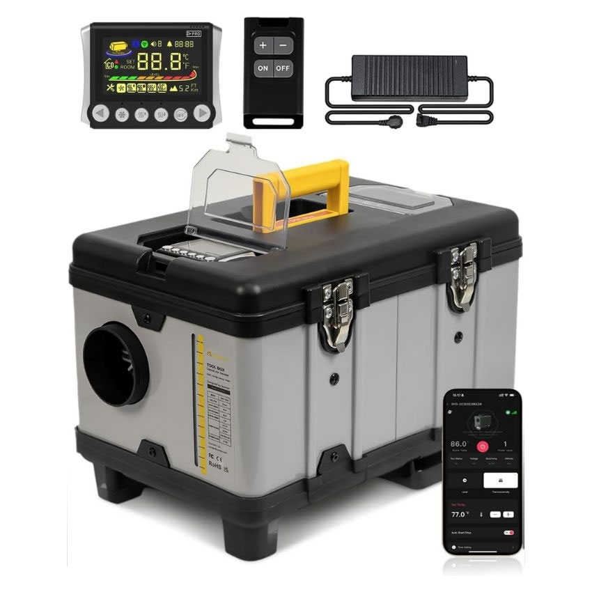 Outdoor Camping Heater - 올인원 12V/24V 5KW 야외 텐트 캠핑용