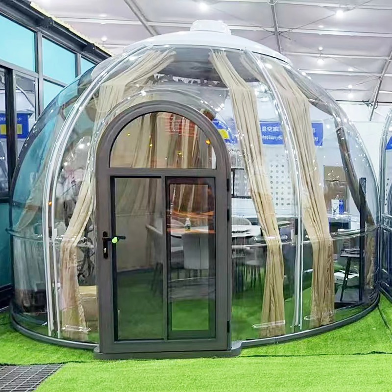 Outdoor Camping And Glamping - 야외 투명 폴리카보네이트 글램핑 버블 돔