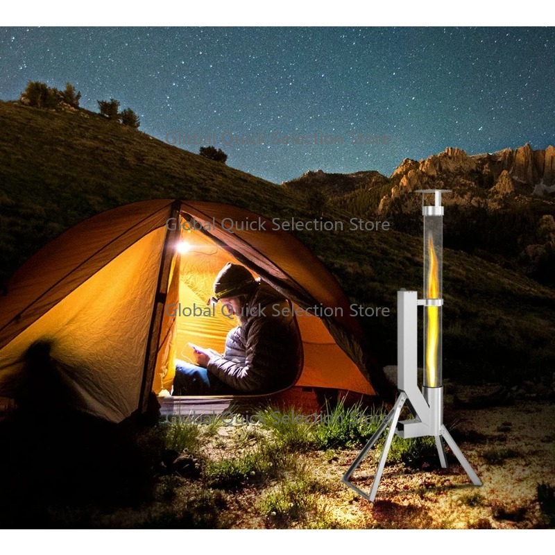 야외 캠핑용 펠릿 스토브 스테인리스 스틸 펠릿 스토브  - Outdoor Camping Heater 리뷰 및 가격