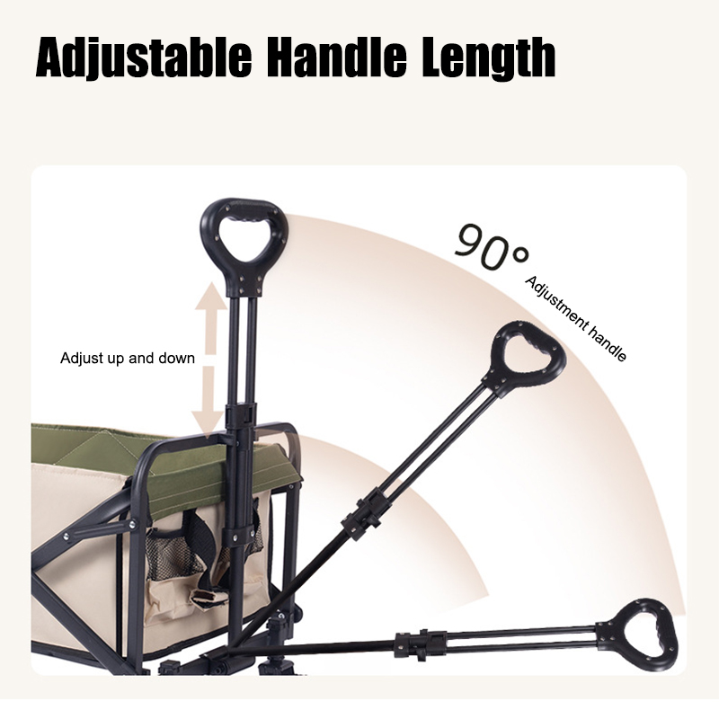 트롤리 블랙 레드 조절 가능 헤비 듀티 접이식 유틸리티 - Outdoor Camping Trolley 리뷰 및 가격