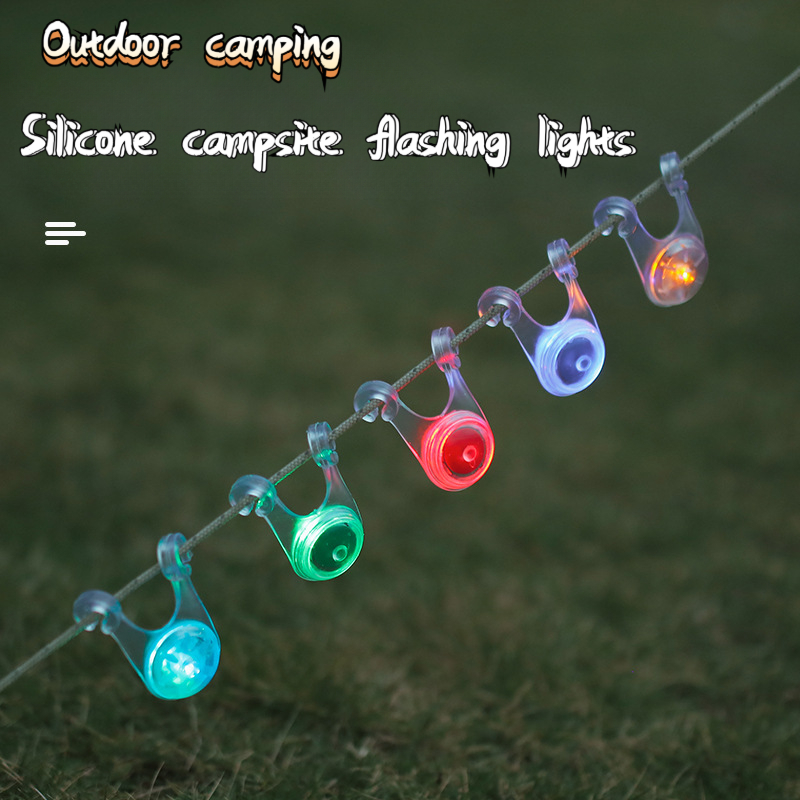 10Pcs 방수 LED 텐트 문자열 로프 가드 교수형  - Outdoor Camping Lights String 리뷰 및 가격