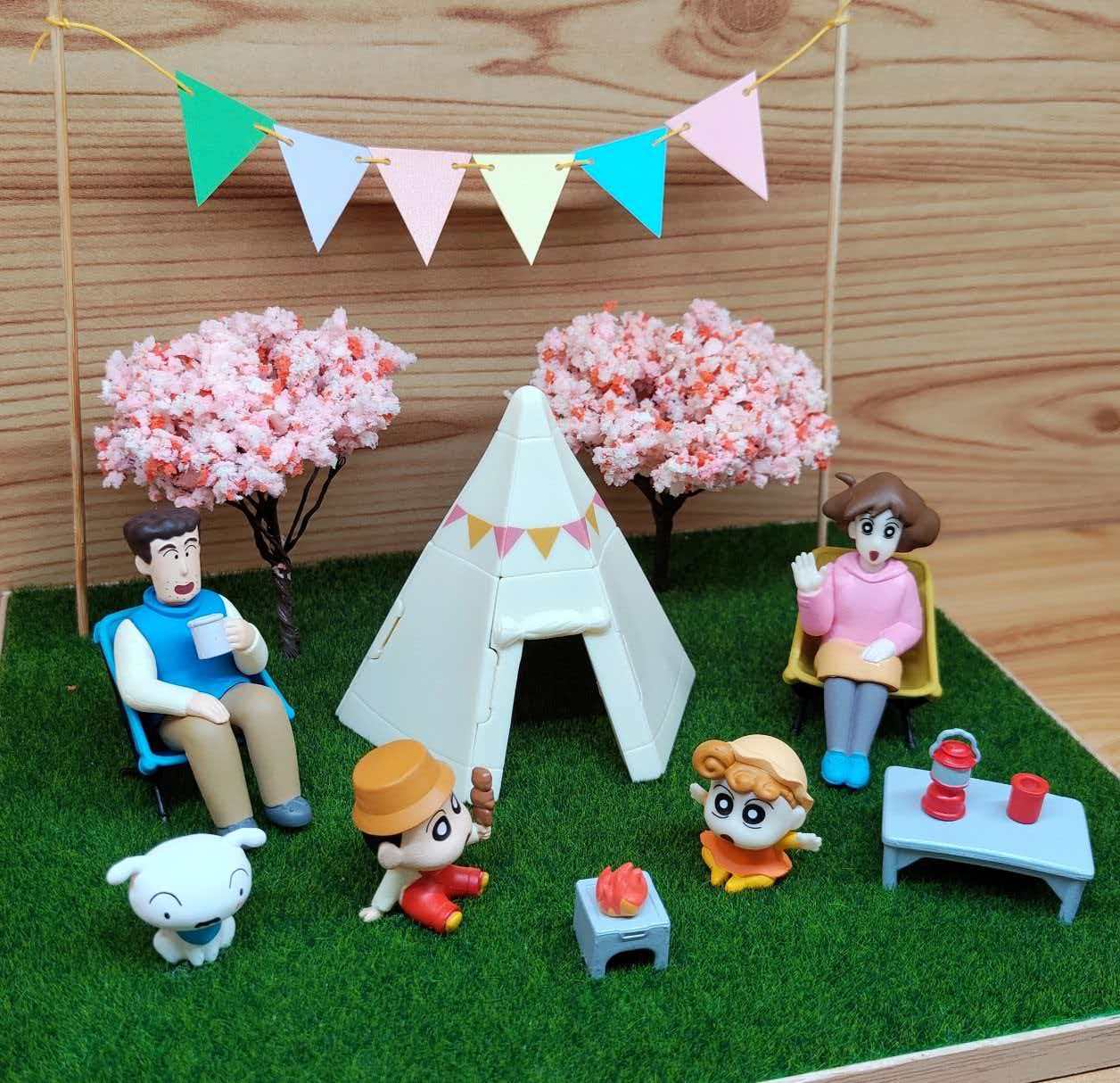 재고 있음 샤오신 가족 캠핑 시리즈 블라인드 박스 미니 - Outdoor Camping Movies 리뷰 및 가격