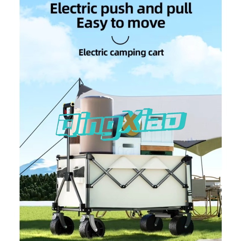 전동 접이식 캠핑 웨건 카트 휴대용 야외 피크닉 트롤리 - Outdoor Camping Trolley 리뷰 및 가격