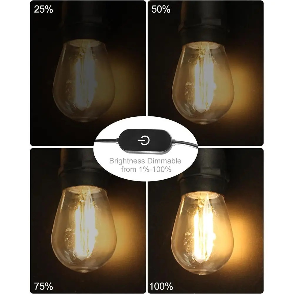 24.6피트 USB 전원 스트링 조명, 10개 LED  - Outdoor Camping Lights String 리뷰 및 가격
