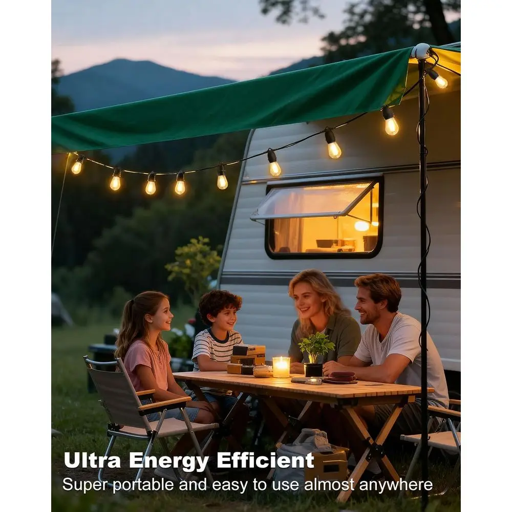 24.6피트 USB 전원 스트링 조명, 10개 LED  - Outdoor Camping Lights String 리뷰 및 가격