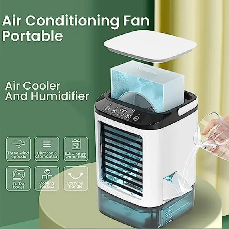 2025 최신형 휴대용 미니 에어컨 팬 (3단 속도 & - Outdoor Camping Air Conditioner 리뷰 및 가격