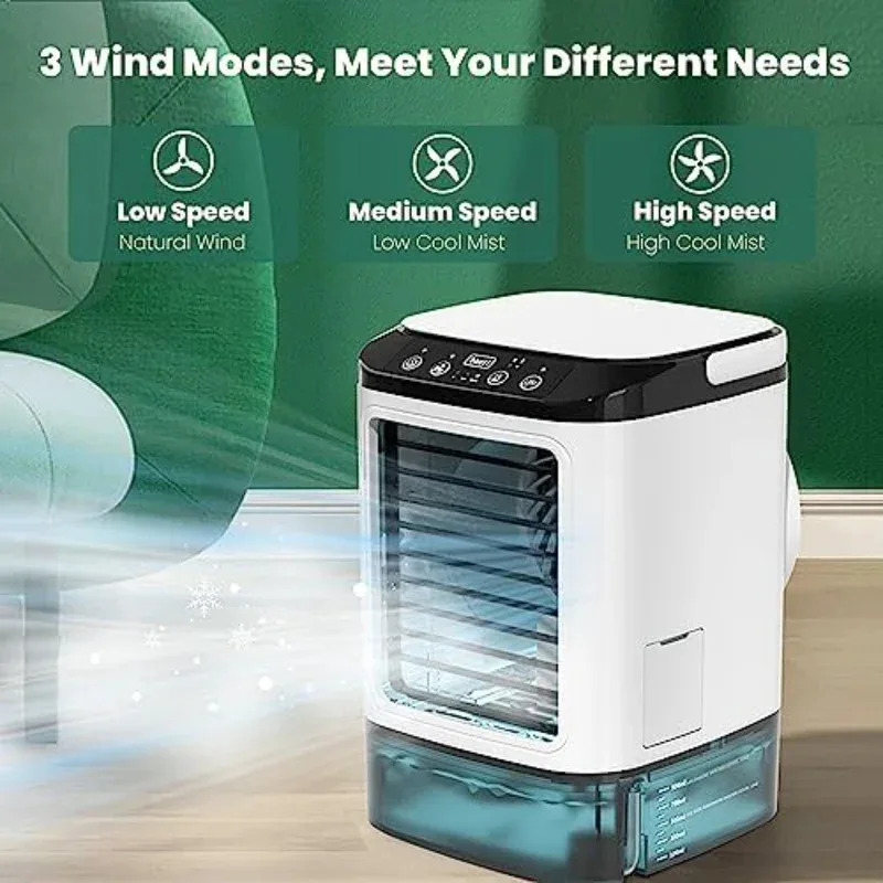 2025 최신형 휴대용 미니 에어컨 팬 (3단 속도 & - Outdoor Camping Air Conditioner 리뷰 및 가격