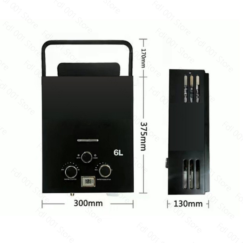 6L 휴대용 무탱크 가스 온수기 야외 캠핑 RV 즉시  - Outdoor Camping Heater 리뷰 및 가격