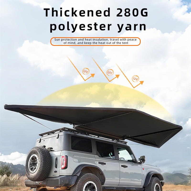 야외 캠핑 180도 팬형 차양 텐트 신형 이중 폴 모델 - Outdoor Camping Car Tent 리뷰 및 가격