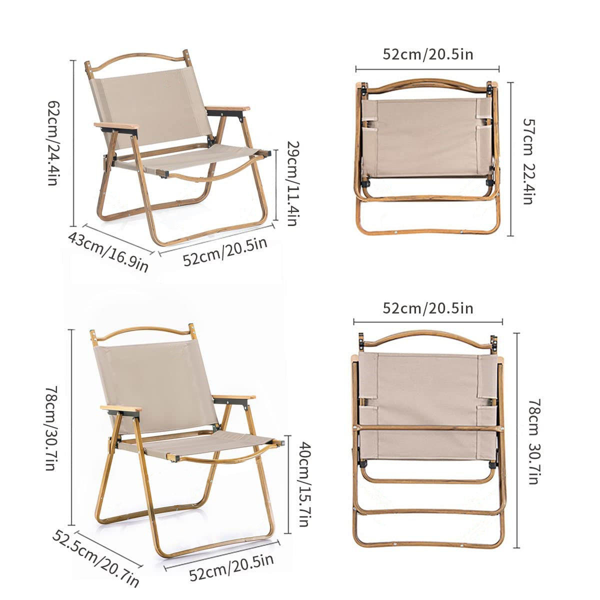 고품질 휴대용 접이식 의자 (야외 캠핑, 정원용) 나무 - Quality Outdoor Camping Chairs 리뷰 및 가격