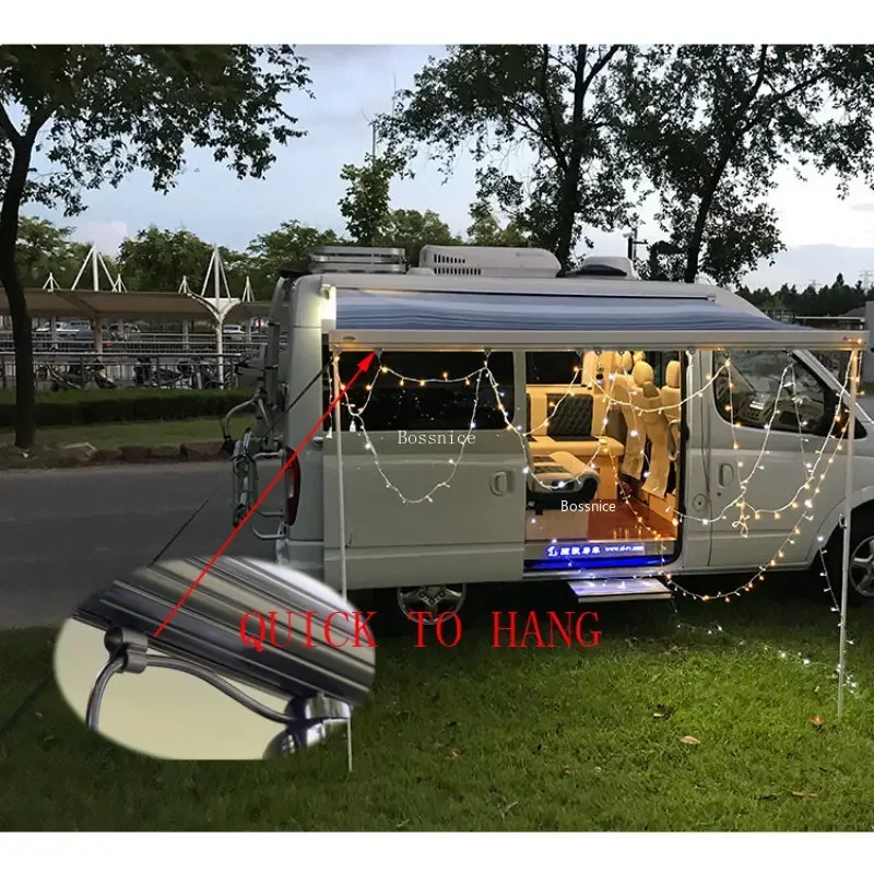 캠핑 차양 후크 클립, 캐러밴 캠핑카 스트링 라이트 로 - Outdoor Camping Lights String 리뷰 및 가격