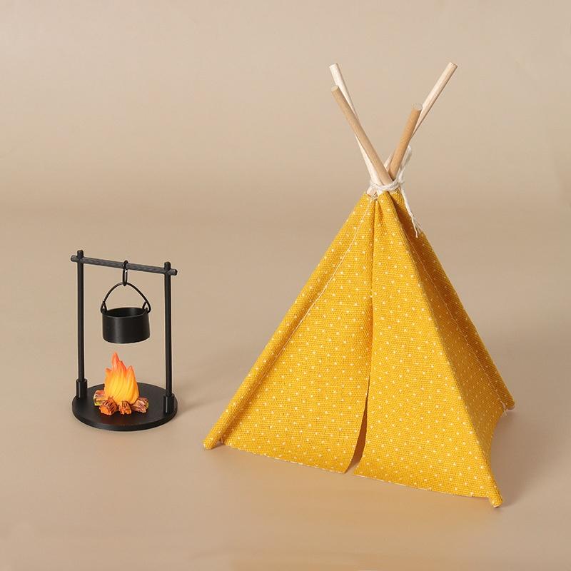 1:12 스케일 캠핑 텐트 모델 장식 시뮬레이션 야외  - Outdoor Camping Toys 리뷰 및 가격