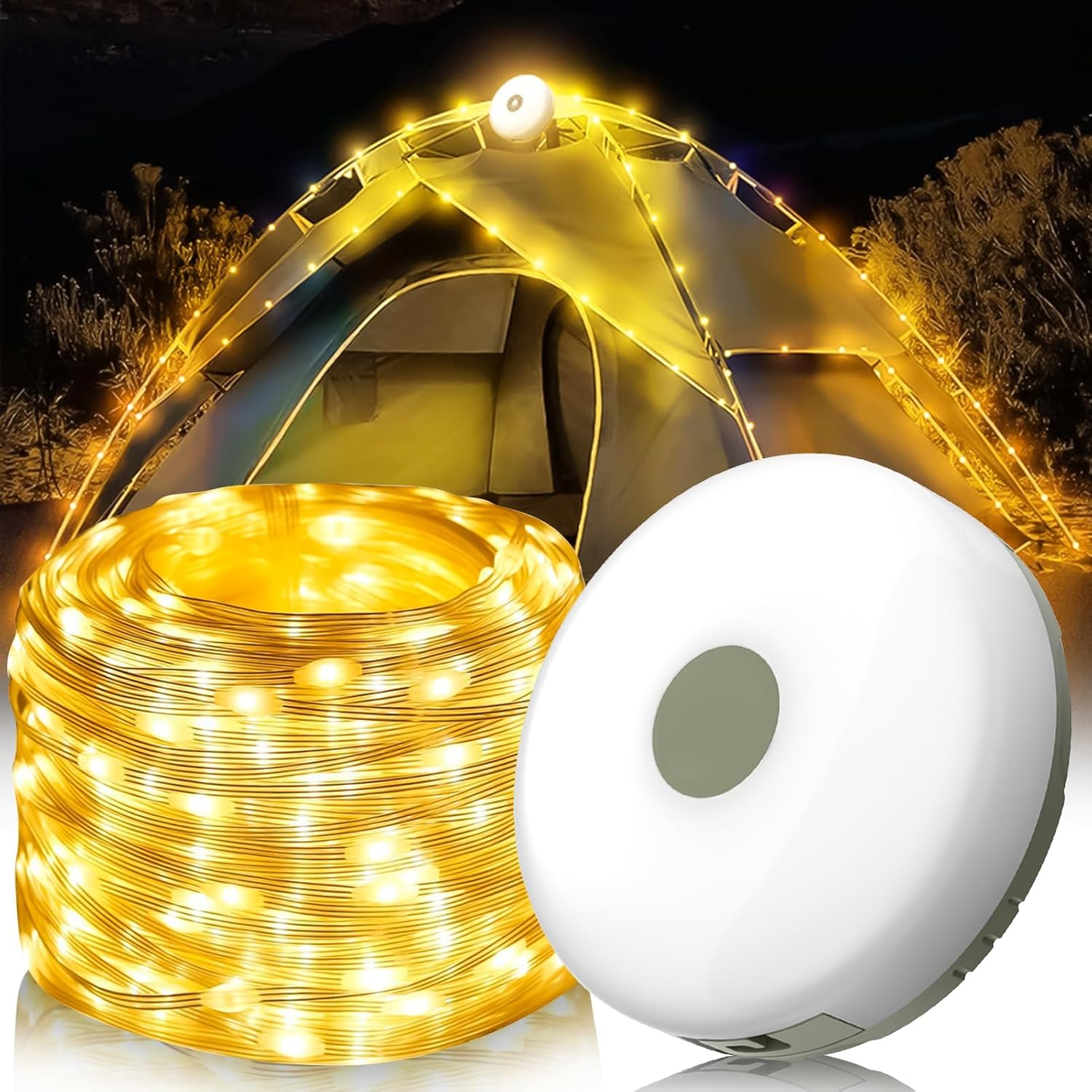 야외 캠핑 라이트 USB 충전식 방수 라이트 체인 휴대 - Outdoor Camping Lights String 리뷰 및 가격