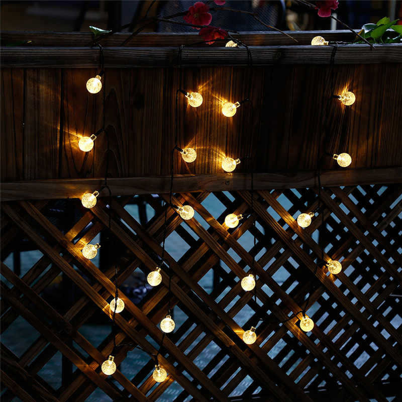 태양광 크리스탈 볼 요정 스트링 조명 야외 장식 캠핑  - Outdoor Camping Lights String 리뷰 및 가격
