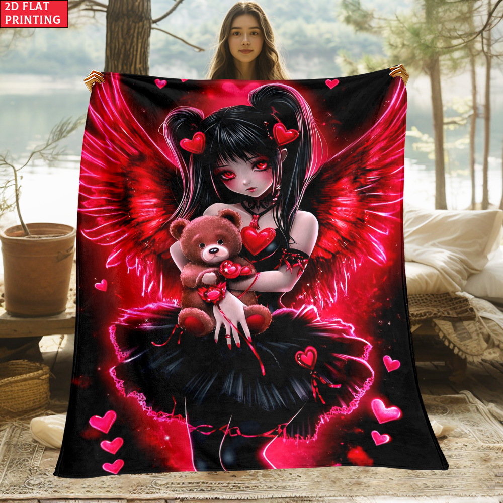 붉은 색 생물 테마의 야외용 경량 담요, 여행 캠핑 거 - Quality Outdoor Camping Chairs 리뷰 및 가격