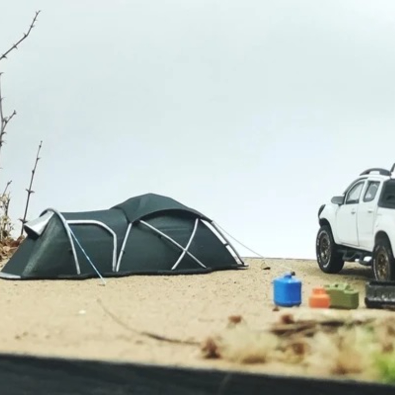 1/64 텐트 모델 1/87 HO 스노우 텐트, 야외  - Outdoor Camping Toys 리뷰 및 가격