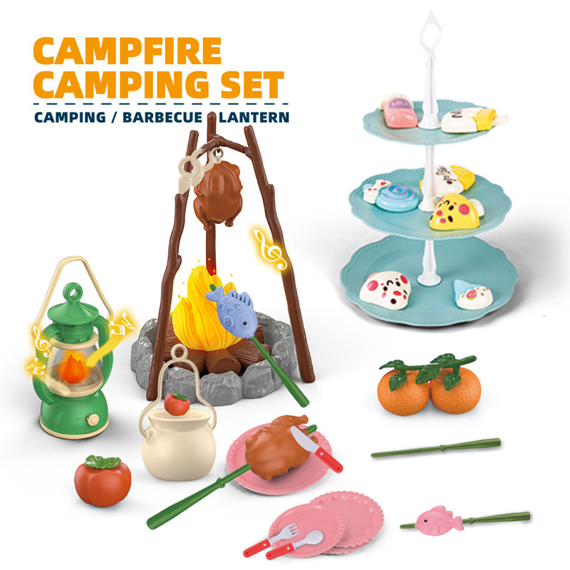 어린이 야외 모험 도구 세트 캠프파이어와 텐트 시뮬레이 - Outdoor Camping Toys 리뷰 및 가격