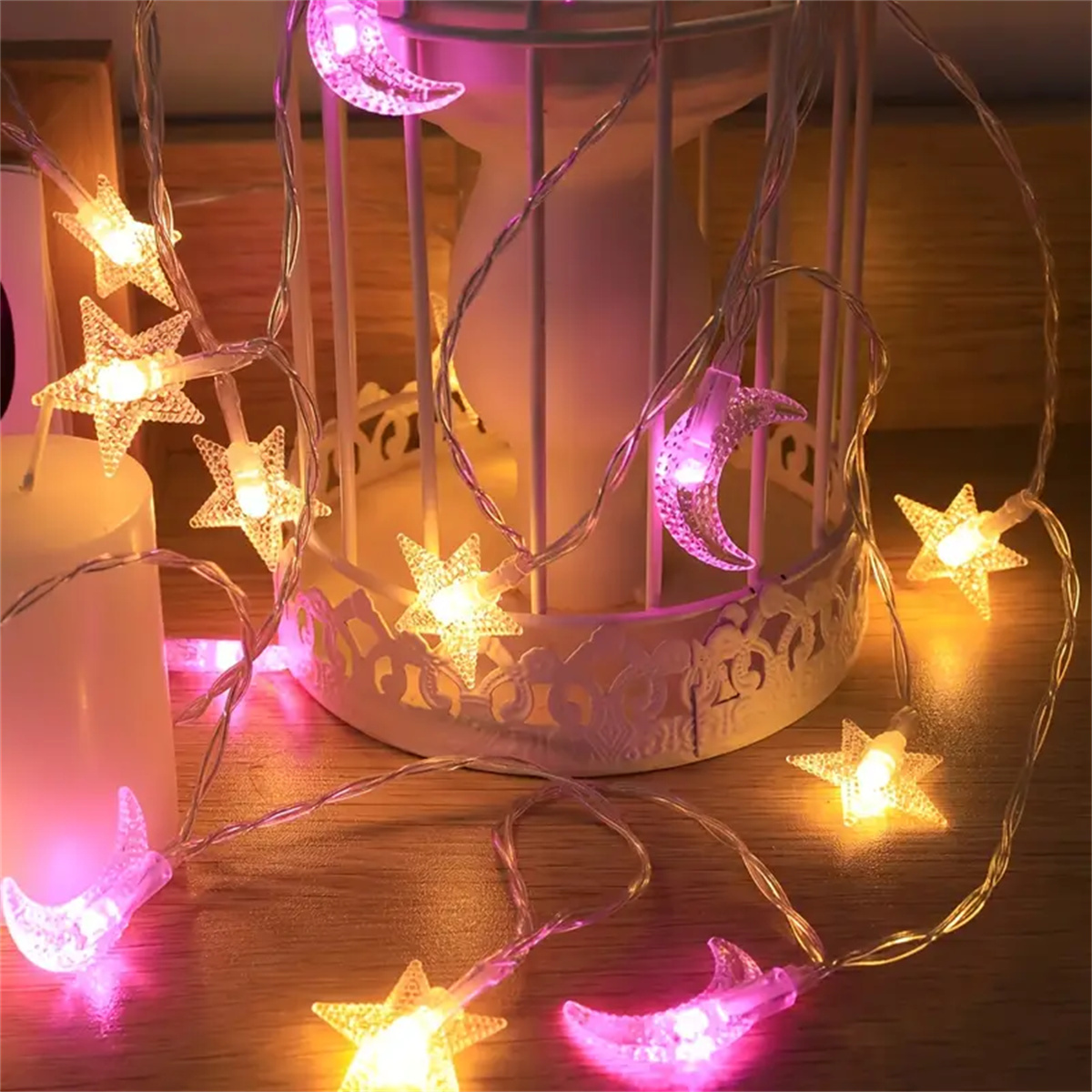 LED 별 달 다채로운 조명, 스트링 별이 빛나는 하늘 - Outdoor Camping Lights String 리뷰 및 가격