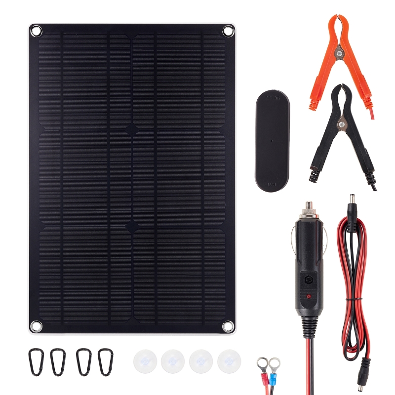 20W 태양광 배터리 트리클 충전기 12V 방수 태양광 - Battery Outdoor Camping 리뷰 및 가격