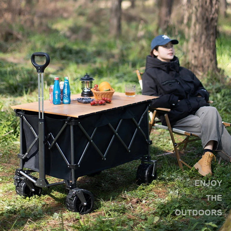 MOEYE 캠핑 트롤리 220L 대용량 접이식 웨건 카 - Outdoor Camping Trolley 리뷰 및 가격