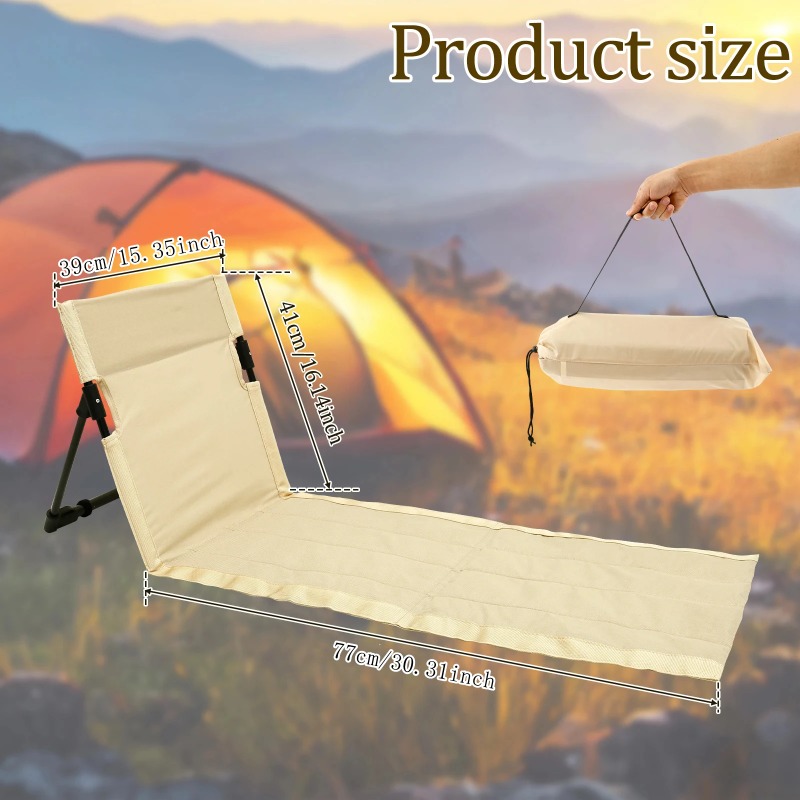 야외 접이식 캠핑 의자 옥스포드 천 캠핑 플로어 가든  - Outdoor Camping Chairs 리뷰 및 가격