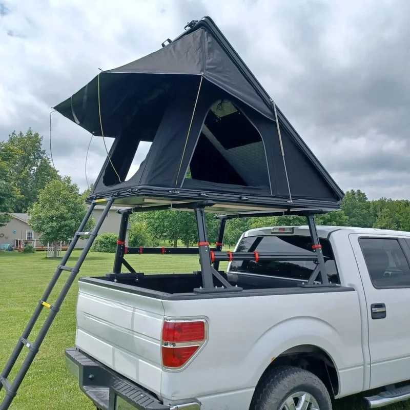 캠핑 방수 고품질 클램쉘 알루미늄 하드 카 루프탑 텐트 - Outdoor Camping Car Tent 리뷰 및 가격
