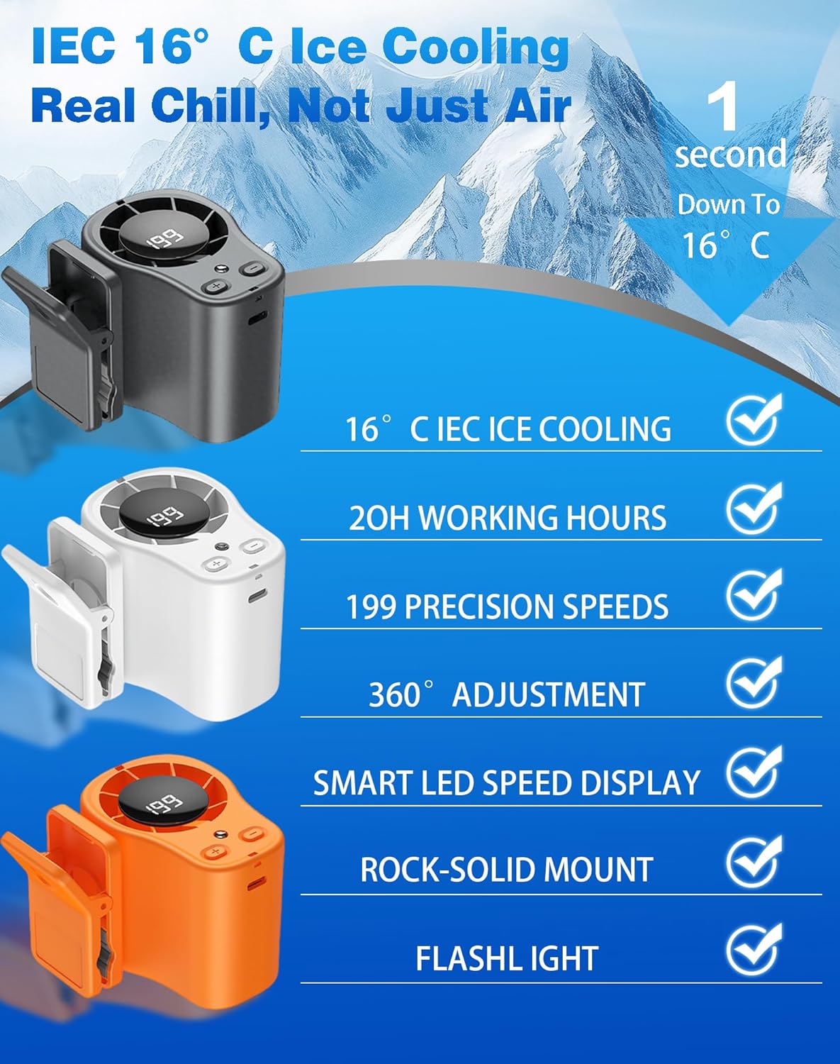 USB 충전식 차량용 에어컨 팬(LED 디스플레이 36 - Outdoor Camping Air Conditioner 리뷰 및 가격